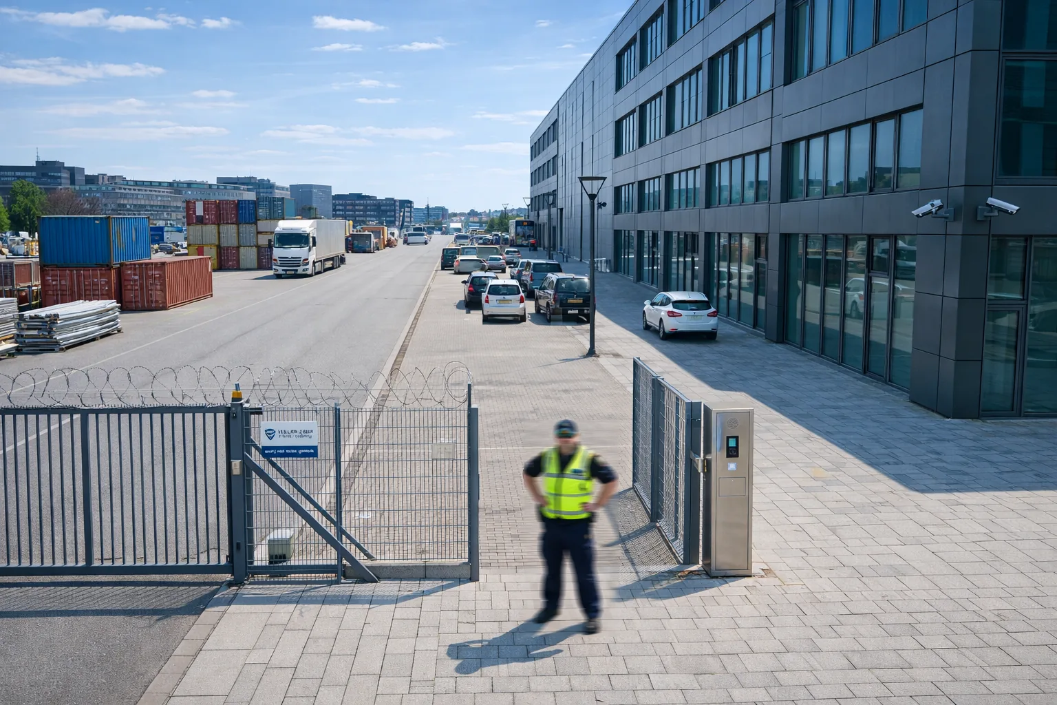 CCTV- und Werkschutz-Szenario mit datenschutzkonformer Video-Anonymisierung